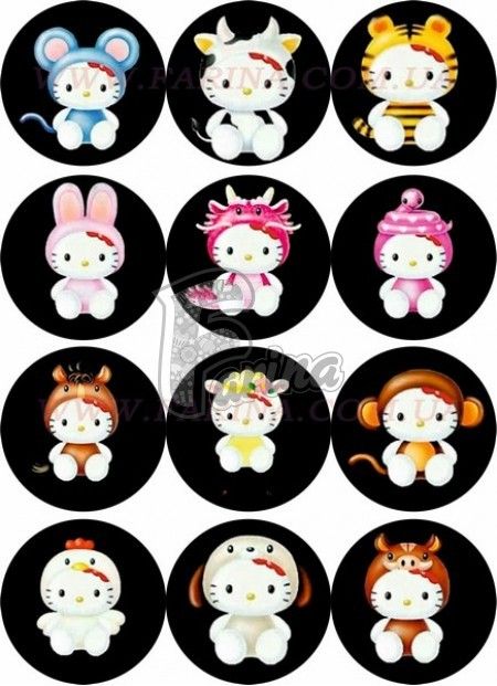 Набор Картинок Hello Kitty №1< фото цена